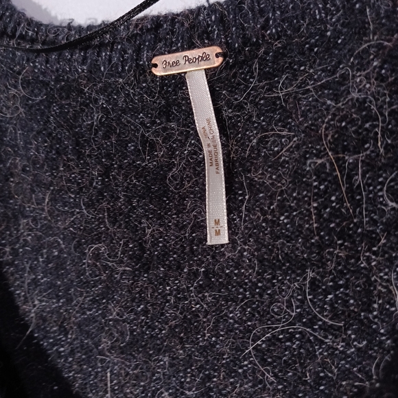 Free People Complete Me Sweater In Multicolor Retro Stripes Size M Alpaca Blend - Picture 3 of 8